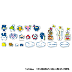 キラキラフレークシールセット　【ベーシック・口開け】　たまごっちのプチプチおみせっち（2025年7月上旬以降発売予定）