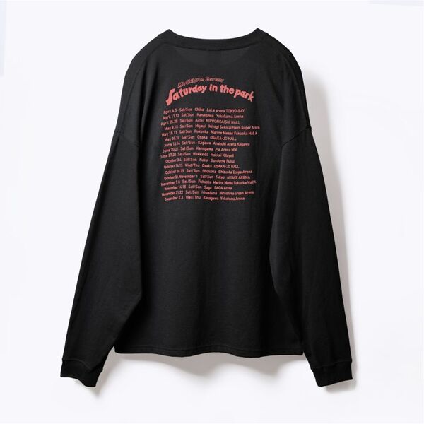 Mr.Children Tour 2026 ラベルロングスリーブTシャツ ブラック 通販