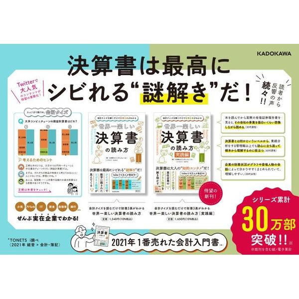 世界一楽しい決算書の読み方　会計クイズを解くだけで財務３表がわかる　実践編