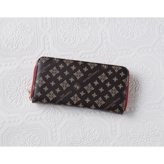 CHRISTIAN OLIVIER PARIS レシートと小銭が分かれる長財布BOOK Chocolat×Rouge（セブン－イレブン／セブンネット限定）
