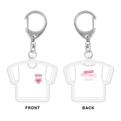 【SKE48】坂本真凛　生誕記念Tシャツ型アクリルキーホルダー（2025年2月度）