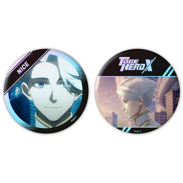 アニメ「TO BE HERO X」オーロラ缶バッジ2個セット ナイス 通販