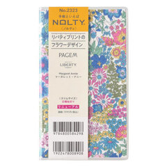 ＰＡＧＥＭ　ｂｙ　ＮＯＬＴＹ　マンスリー　ペイジェムリバティプリントスリム日曜（マーガレット・アニー）［２３２３］　２０２６年１月始まり