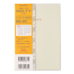 ＮＯＬＴＹ（ノルティ）　アクセスＤｅｐｏｔＢ６マンスリー日曜始まり（ホワイト）［６４７７］　２０２６年１月始まり