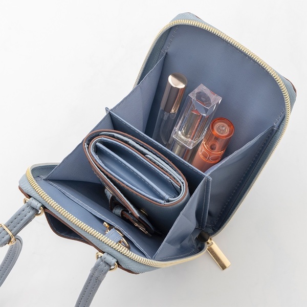 VIS フラワーカットスマホショルダー SAXE BLUE（セブン‐イレブン