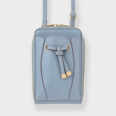 VIS フラワーカットスマホショルダー SAXE BLUE（セブン‐イレブン／セブンネット限定）