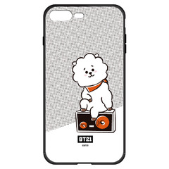 BT21 【RJ】 ガラスハイブリッドiPhone8Plus/7Plusケース