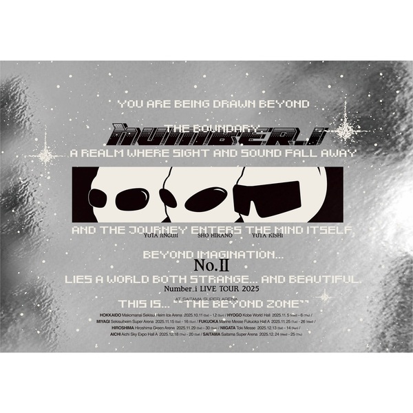 Number_i CD・ライブDVD Number_i／Number_i LIVE TOUR 2025 No.II 初回限定盤 DVD（セブン