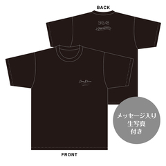 【SKE48】末永桜花　生誕記念Tシャツ(M)＆メッセージ入り生写真（2024年2月度）