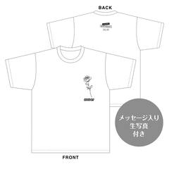 【SKE48】鬼頭未来　生誕記念Tシャツ(M)＆メッセージ入り生写真（2024年8月度）