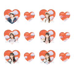 【SKE48】16荒野姫楓 「サンダルだぜ」　ステッカー2枚セット【EC限定】