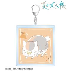 夏目友人帳 ニャンコ先生 lette-graph 第2弾 BIGアクリルキーホルダー 杏色（2026年7月中旬以降発売予定）