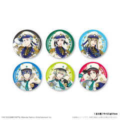 アイドルマスター SideM 描き下ろし箔押し缶バッジ WPFver.　セット（ランダム6個セット）