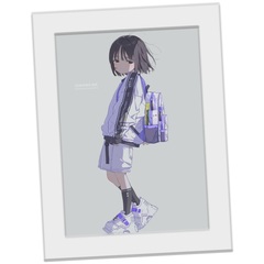 【絵師コレ】「五七翔二」複製原画　額・白