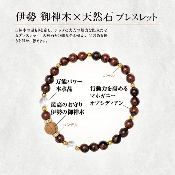 伊勢 御神木×天然石ブレスレットBOOK 令和8年版 (宝島社ブランドムック