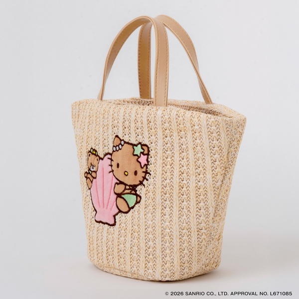 HELLO KITTY かごバッグBOOK shell hug ver.（セブン‐イレブン／セブン