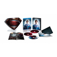 マン・オブ・スティール “S”シールド プレミアムBOX 3D付き ＜5000セット限定生産＞（Ｂｌｕ－ｒａｙ）