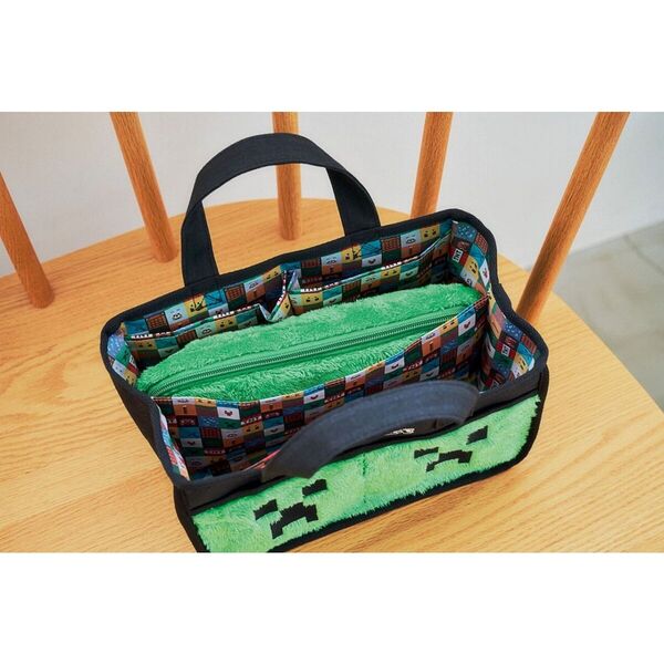 MINECRAFT かたづけ名人になれる インテリアトートBOOK クリーパーver