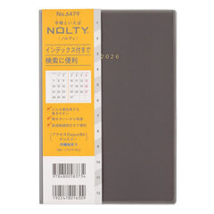 ＮＯＬＴＹ（ノルティ）　アクセスＤｅｐｏｔＢ６マンスリー月曜始まり（ブラック）［６４７９］　２０２６年１月始まり