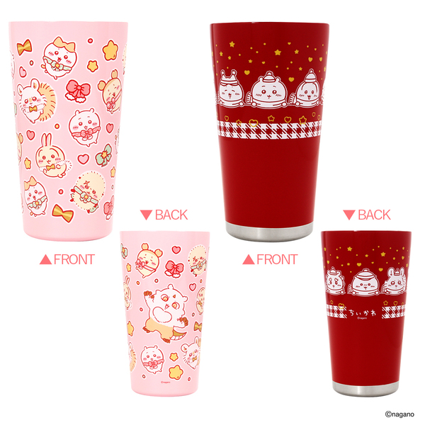 ちいかわ】ステンレスタンブラー パステルピンクver.【セブン‐イレブン