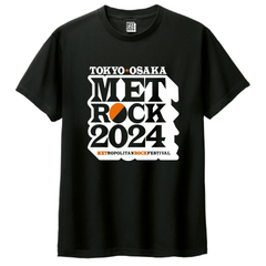 【METROCK2024】オフィシャルロゴTシャツ BLACK