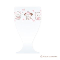 ジュースグラス　mikko illustrations