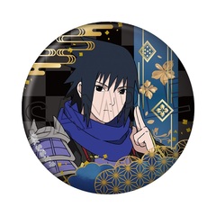 NARUTO-ナルト- 疾風伝 箔押し缶バッジ　忍武者　うちはサスケ（2025年11月中旬以降発売予定）