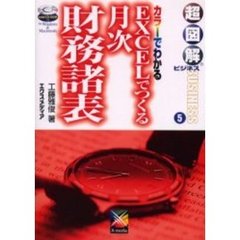 ＥＸＣＥＬでつくる月次財務諸表　カラーでわかる