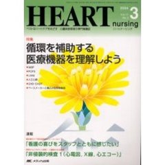 ハートナーシング　心臓疾患領域の専門看護誌　第１７巻３号（２００４年）　特集循環を補助する医療機器を理解しよう