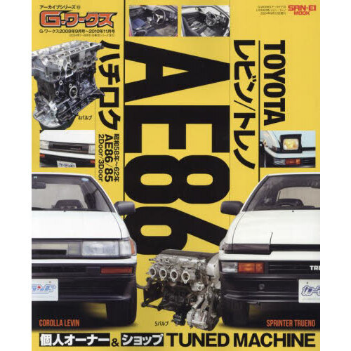 ＴＯＹＯＴＡレビン／トレノＡＥ８６　ＡＥ８６／８５系　昭和５８年～６２年ＡＥ８６／８５　２Ｄｏｏｒ／３Ｄｏｏｒ