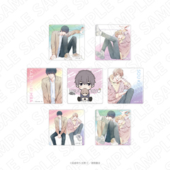 美しい彼　描き下ろしスクエア缶バッジ コンプリートセット（全7種入り）【セブンネット限定】