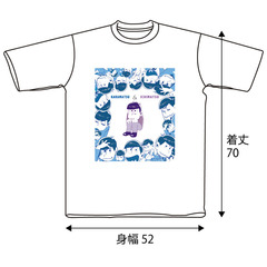 カラ松＆一松Tシャツ ホワイト Mサイズ（2次販売分）