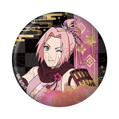 NARUTO-ナルト- 疾風伝 箔押し缶バッジ　忍武者　春野サクラ（2025年11月中旬以降発売予定）