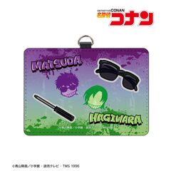 名探偵コナン 松田陣平&萩原研二 グラフィティモチーフ ネックストラップ付き2ポケットパスケース（2026年8月下旬以降発売予定）