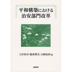 平和構築における治安部門改革