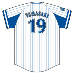 山崎康晃　横浜Denaベイスターズ　ハイクオリティー　ユニフォーム　10周年 高品質の人気 ベイスターズ山﨑康晃選手の2022ホームユニへの