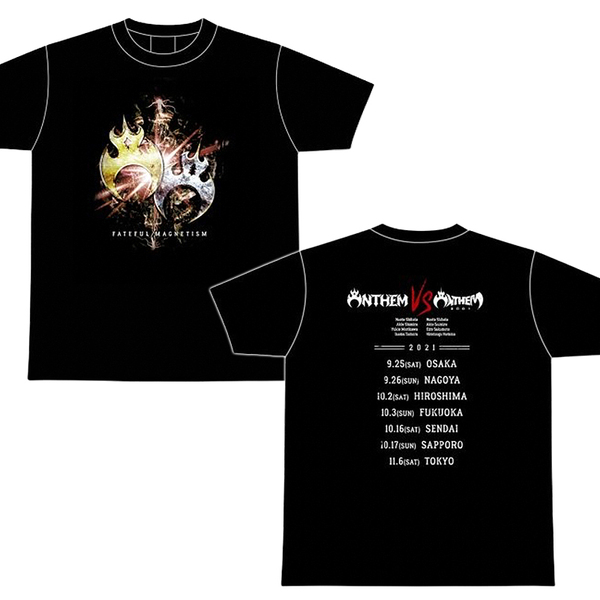 ANTHEM vs ANTHEM2001ツアー Tシャツ(黒)