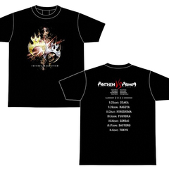 【ANTHEM】ANTHEM vs ANTHEM2001ツアー Tシャツ(黒)（サイズ：S）