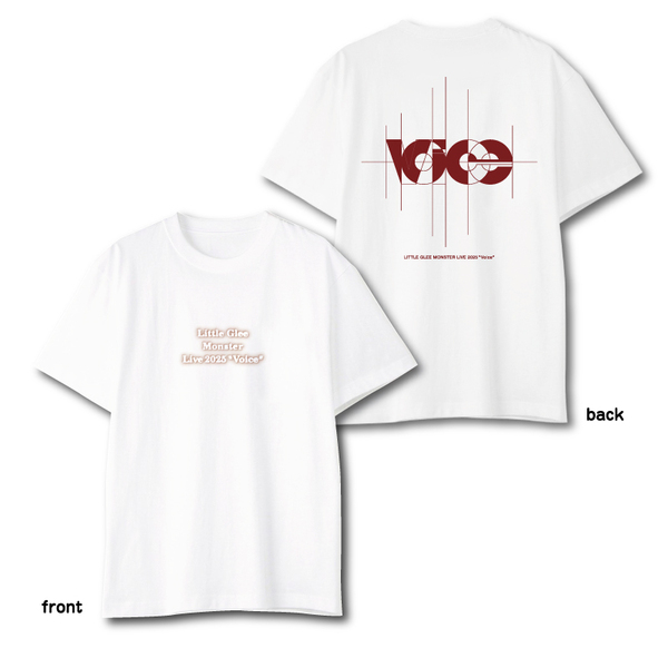 Live 2025”Voice” Tシャツ／ホワイト