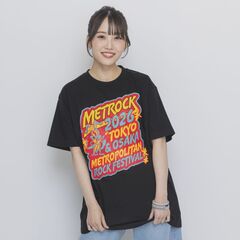 【METROCK2026】ラビットTシャツ　 ブラック