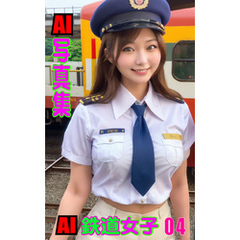 AI写真集　AI鉄道女子04