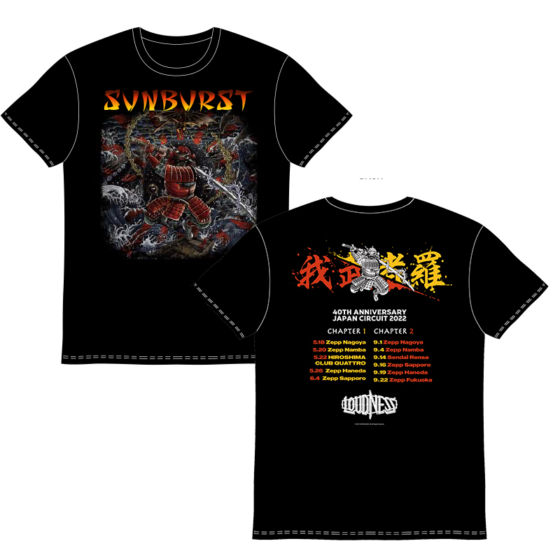 LOUDNESS】[SUNBURST]Chapter2 Tシャツ【BLK】／ Sサイズ 通販