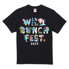 WILD BUNCH FEST. 2025 シンボル TEE ブラック