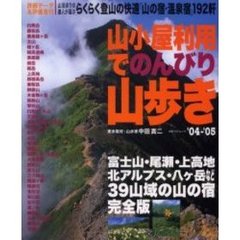 山小屋利用でのんびり山歩き　’０４－’０５