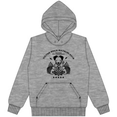 ビクターロック祭り2018 オフィシャルプルオーバーパーカー（ヘザーグレー）Lサイズ