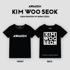 【キム・ウソク】『KIM WOO SEOK ASIA FANCON IN JAPAN 2024 AWAKEN』 Tシャツ/フォトカード3枚1セット