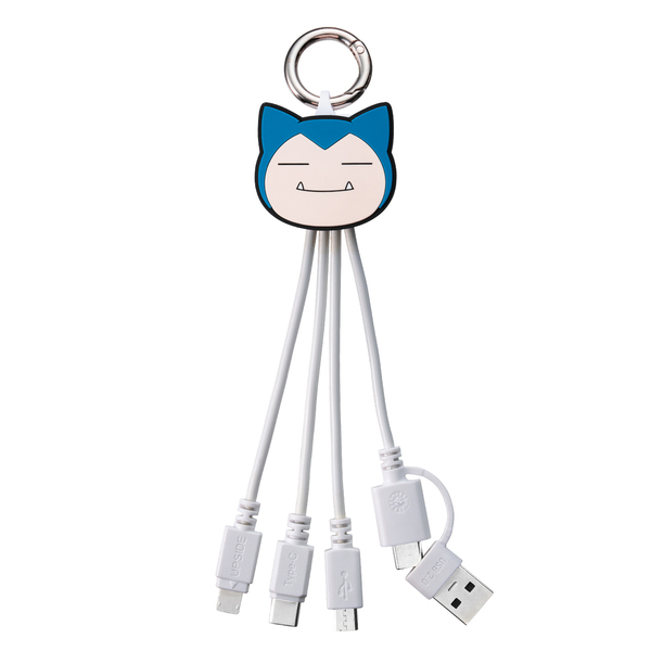 ポケモン 3in2 マルチ充電ケーブル カビゴン（2025年11月