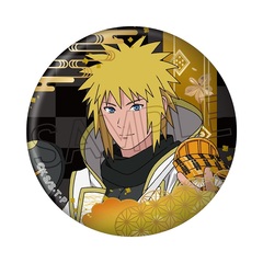 NARUTO-ナルト- 疾風伝 箔押し缶バッジ　忍武者　波風ミナト（2025年11月中旬以降発売予定）