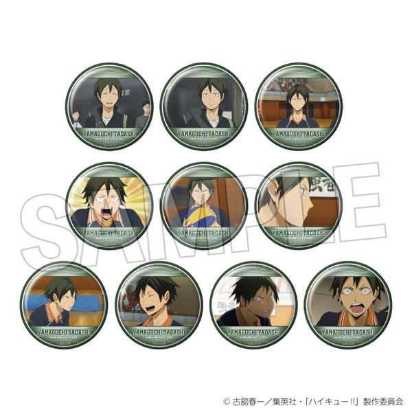 ハイキュー!! 山口忠 Memories 缶バッジ ジャンフェス ハイキュー!! 山口 忠 缶バッジコレクション フルカラー | K