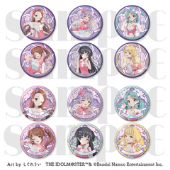 『アイドルマスター』シリーズ×しぐれうい　トレーディングメタリック缶バッジ【BOX】（2026年6月以降発売予定）